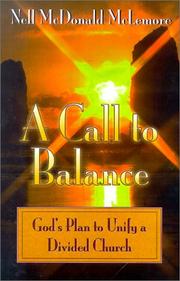 Cover of: A Call to Balance | Nell McLemore
