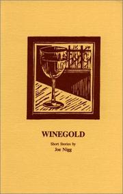 Cover of: Winegold: Short Stories
