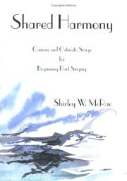 Cover of Shared Harmony by shirley w. mcrae