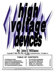 Cover of: High Voltage Devices by 