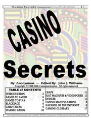 Cover of: Casino Secrets