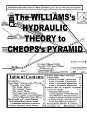 Cover of: The Williams' Hydraulic Theory to Cheops' Pyramid