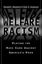 Cover of: Welfare Racism by Kenneth Neubeck