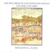 Cover of: The Records of the Venetian Senate on Disk, 1335-1400, for Mac