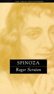 Cover of: Spinoza by Roger Scruton