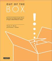 Cover of: Out of the Box: Exercises for Mastering the Power of Type to Build Effective Teams