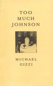 Cover of: Too Much Johnson by Michael Gizzi