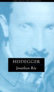 Cover of: Heidegger by Jonathan Rée