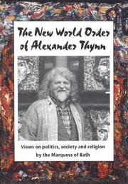 Cover of: The New World Order of Alexander Thynn