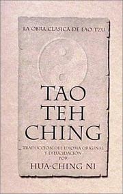 Cover of: Tao Teh Ching (Spanish Language Edition) by Hua Ching Ni, Hua Ching Ni