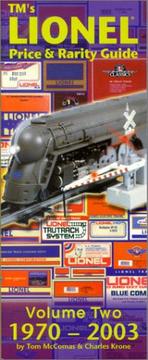Cover of: TM's Lionel Price & Rarity Guide Volume 2 (1970-2003)