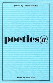 Cover of: Poetics@ by Joel Kuszai