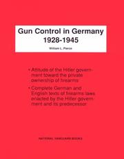 Cover of: Gun Control in Germany, 1928-1945