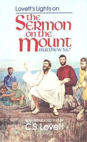 Cover of: Lovett's Lights on Sermon on the Mount by C. S. Lovett