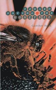 Cover of: Toward Saving The Honeybee by Gunther Hauk, Gunther Hauk