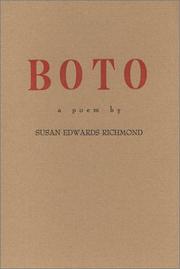 Cover of: Boto by Susan E. Richmond
