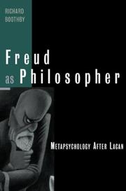 Cover of: Freud as Philosopher by Richard Boothby