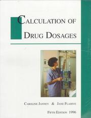 Cover of: Calculation of Drug Dosages