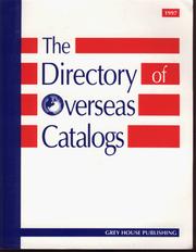 Cover of: The Directory of Overseas Catalogs, 1997 | 