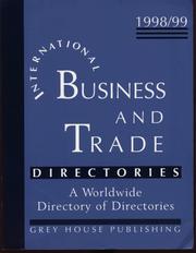 Cover of: International Business and Trade Directories, 1998/99