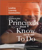 Leading Learning Communities by National Association of Elementary School Principals, National Association of Elementary School Principals (U.S.)