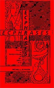 Cover of: Ecphrases