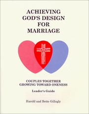 Cover of Achieving God's Design for Marriage by Harold Gillogly