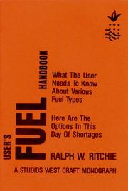 Cover of User's fuel handbook by ralph w. ritchie