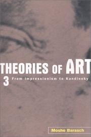 Cover of: Theories of Art by Moshe Barasch