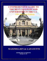 Cover of: Comprehensive Guide to the Best Colleges and Universities in the U.S. 1991 Edition