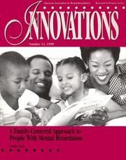 Cover of: A Family-Centered Approach to People With Mental Retardation (Innovations) | Linda Leal