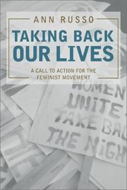 Taking Back Our Lives by Ann Russo
