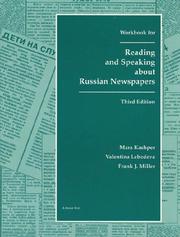 Cover of: Reading & Speaking About Russian Newspapers (Focus Texts Series) (Focus Texts Series)