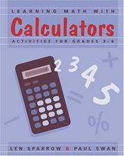 Cover of: Learning Math With Calculators: Activities for Grades 3-8