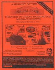 Cover of: A History of the Mahaiwe Theater in Great Barrington, Massachusetts