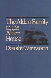 The Alden Family in the Alden House by Dorothy Wentworth