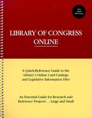Cover of: Library of Congress Online