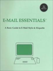 Cover of: E-Mail Essentials