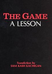 Cover of: Game: A Lesson
