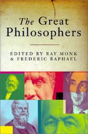 Cover of: The great philosophers