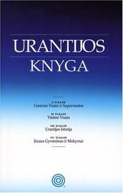 Cover of: Urantijos Knyga by 