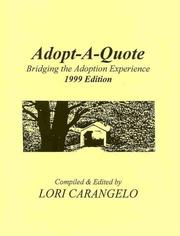 Cover of: Adopt-A-Quote by Lori Carangelo