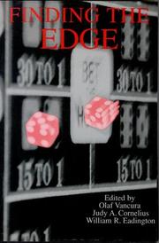 Cover of: Finding the Edge: Mathematical and Quantitative Analysis of Gambling (Institute of Gambling & Commercial Gaming)