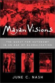 Cover of: Mayan Visions by June C. Nash