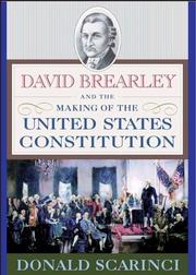 Cover of: David Brearley and the Making of the United States Constitution