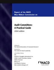 Audit Committees by National Association of Corporate Directors