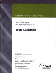 Cover of: Board Leadership