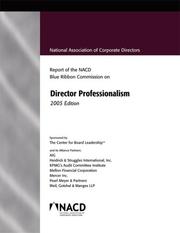 Cover of: Director Professionalism