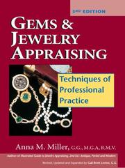 Cover of: Gems & Jewelry Appraising: Techniques of Professional Practice