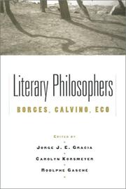 Cover of: Literary Philosophers: Borges, Calvino, Eco
